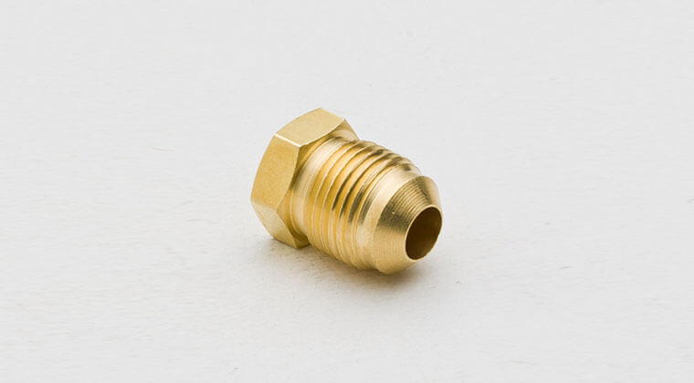 brass-SAE-45-flare plug-manufacturers-exporters-importers-suppliers-in-mumbai-india